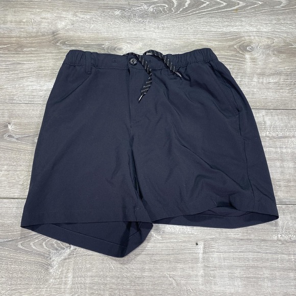 Chubbies Shorts Mens Large Black 6 Inch Inseam Regular Fit Stretch Drawstring - Picture 1 of 7
